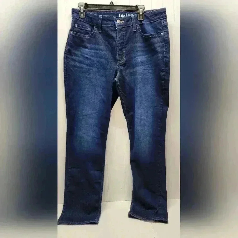 LEE JEANS WOMEN'S DARK BLUE SIZE